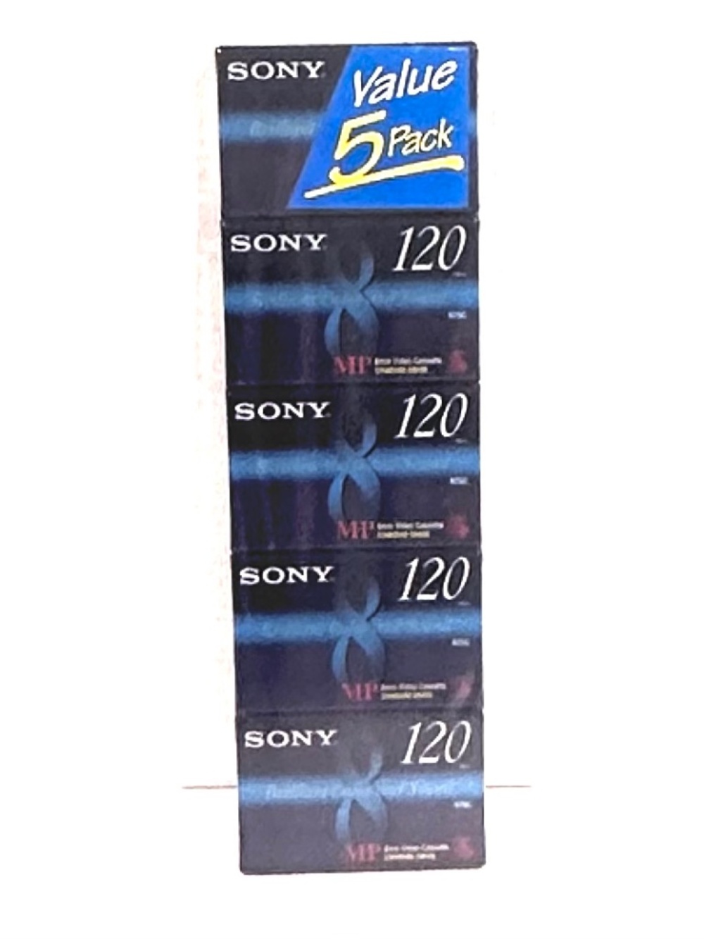 Sony P6-120PM 120 Minutes, 8mm Video Cassette Pack of 5 Factory Sealed New
